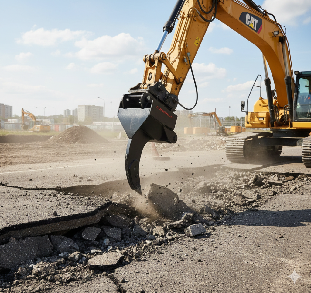 Asfaldikonks, Asphalt ripper, Asphaltreißer